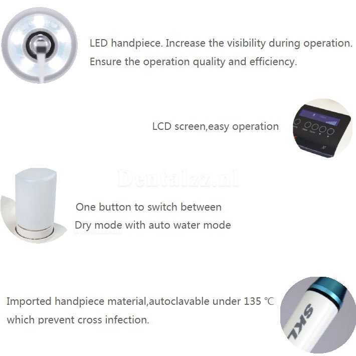 SKL® A7 Led Glasvezel Ultrasone Scaler EMS Compatibel CE Goedgekeurd